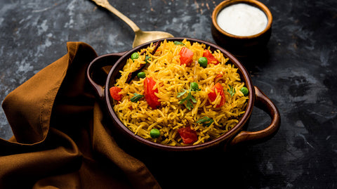 Fry It Right, Fry It Light: Air Fryer Veg Pilao