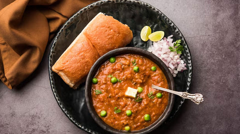 Sizzling Hot Pav Bhaji: A Zesty, Buttery Feast for Your Taste Buds!